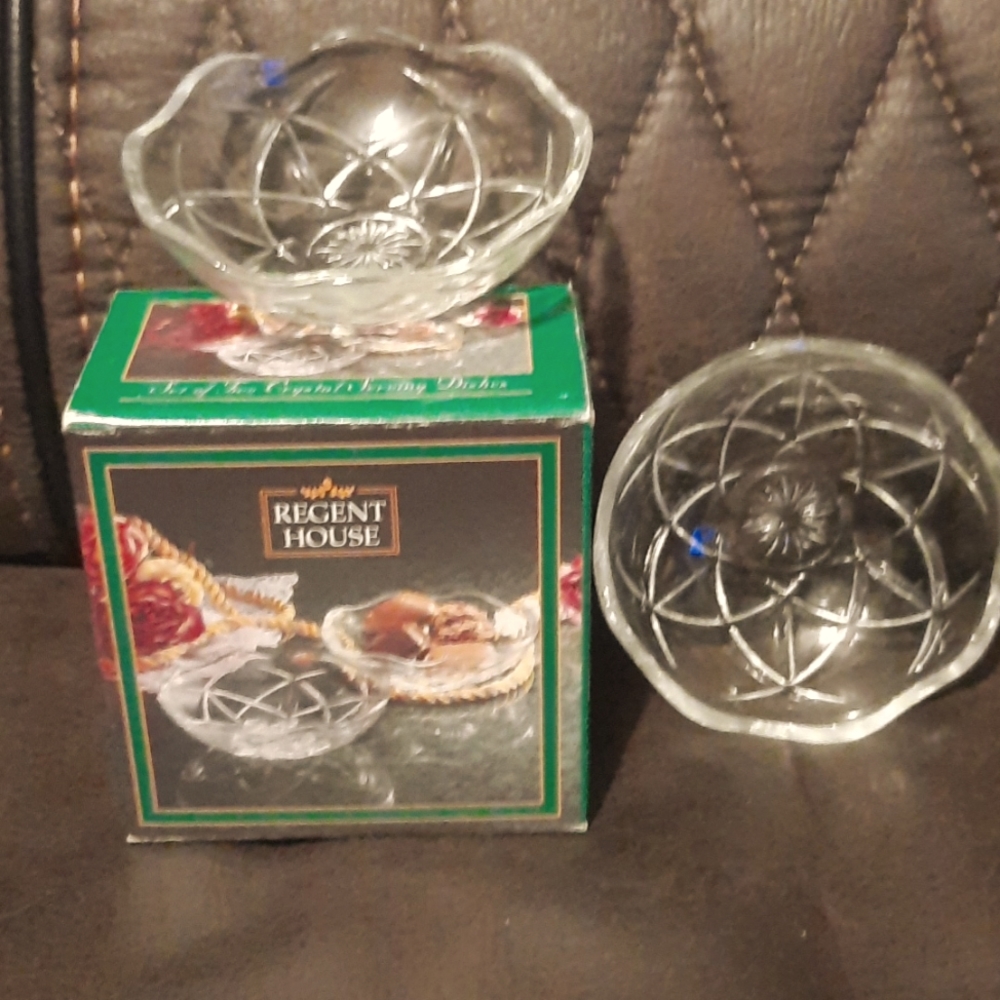 Regent House Crystal Serving Dishes